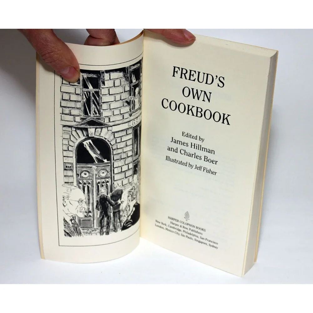 FREUD'S OWN COOKBOOK by J. Hillman & C. Boer Harper 1985 1st TPB Jeff Fisher Art